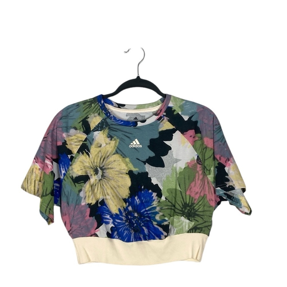Adidas floral dolman top